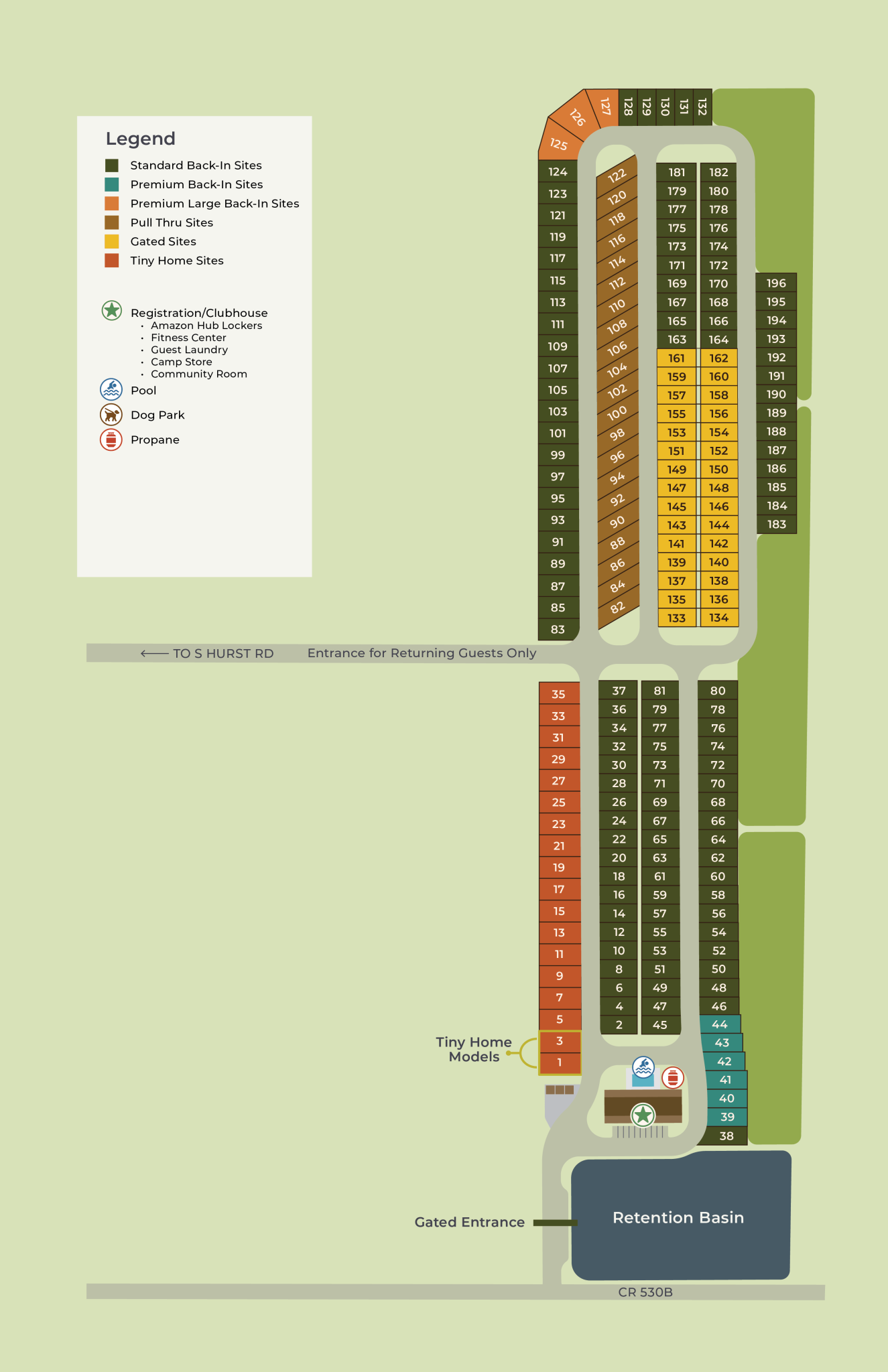 Jingle Pot Rv Map Roaming Trails RV Retreat | Map